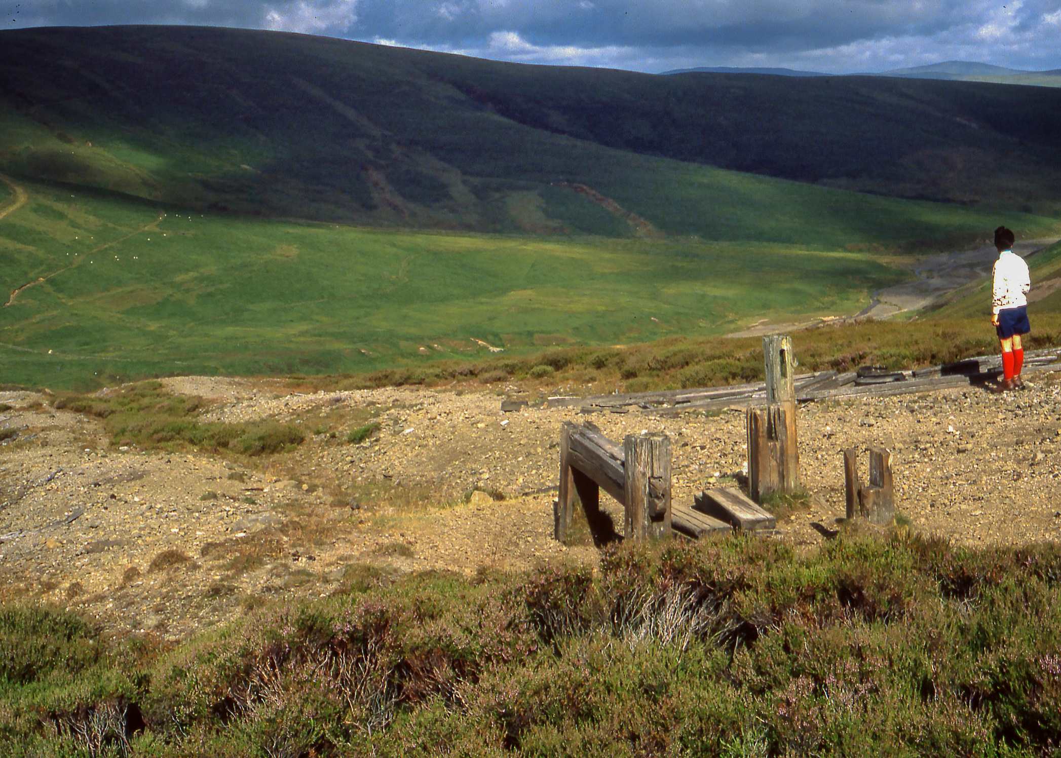 Scotland Termination of flue Wanlockhead Aug 1989